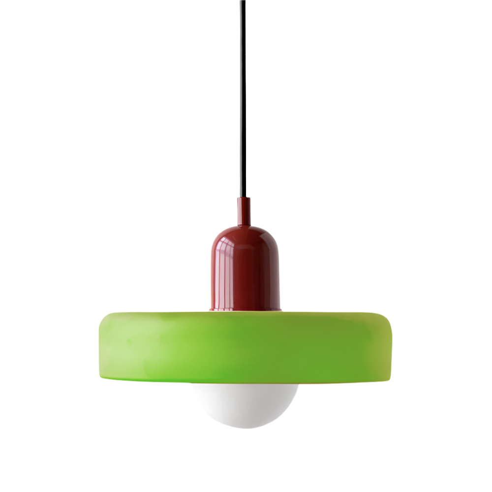 Hanglamp van gekleurd glas - moderne hanglamp