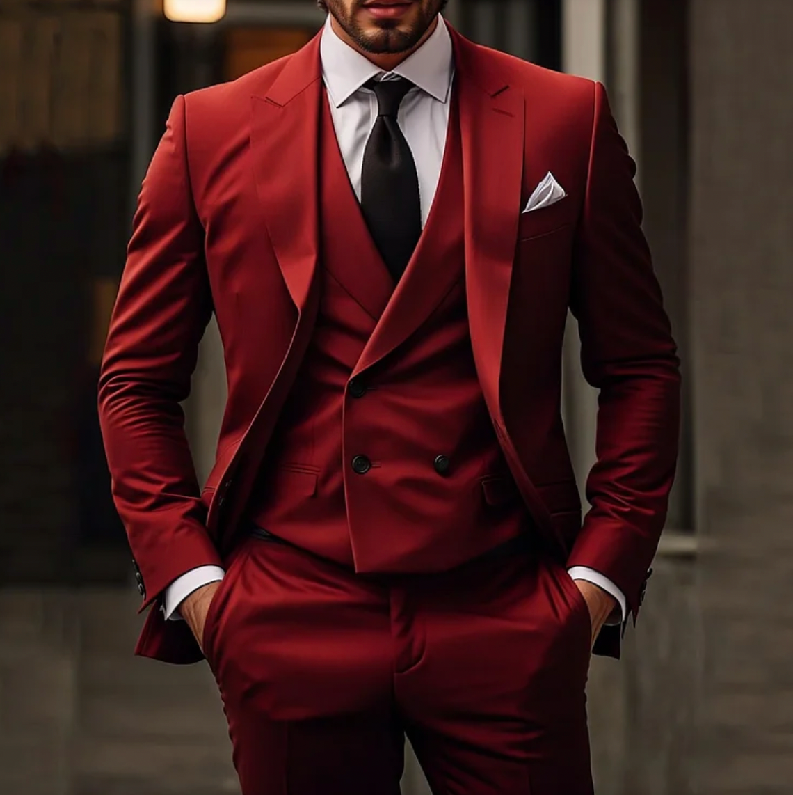 Carlton - 3-delige Slim-fit Herenkostuum: Blazer, Gilet en Broek