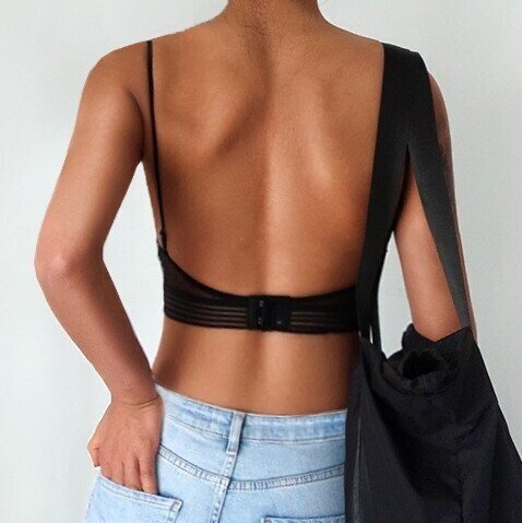 Selena - Push-Up Bralette Zonder Beugel met Open Rug - Ideaal voor Zomerjurken en Luchtige Tops