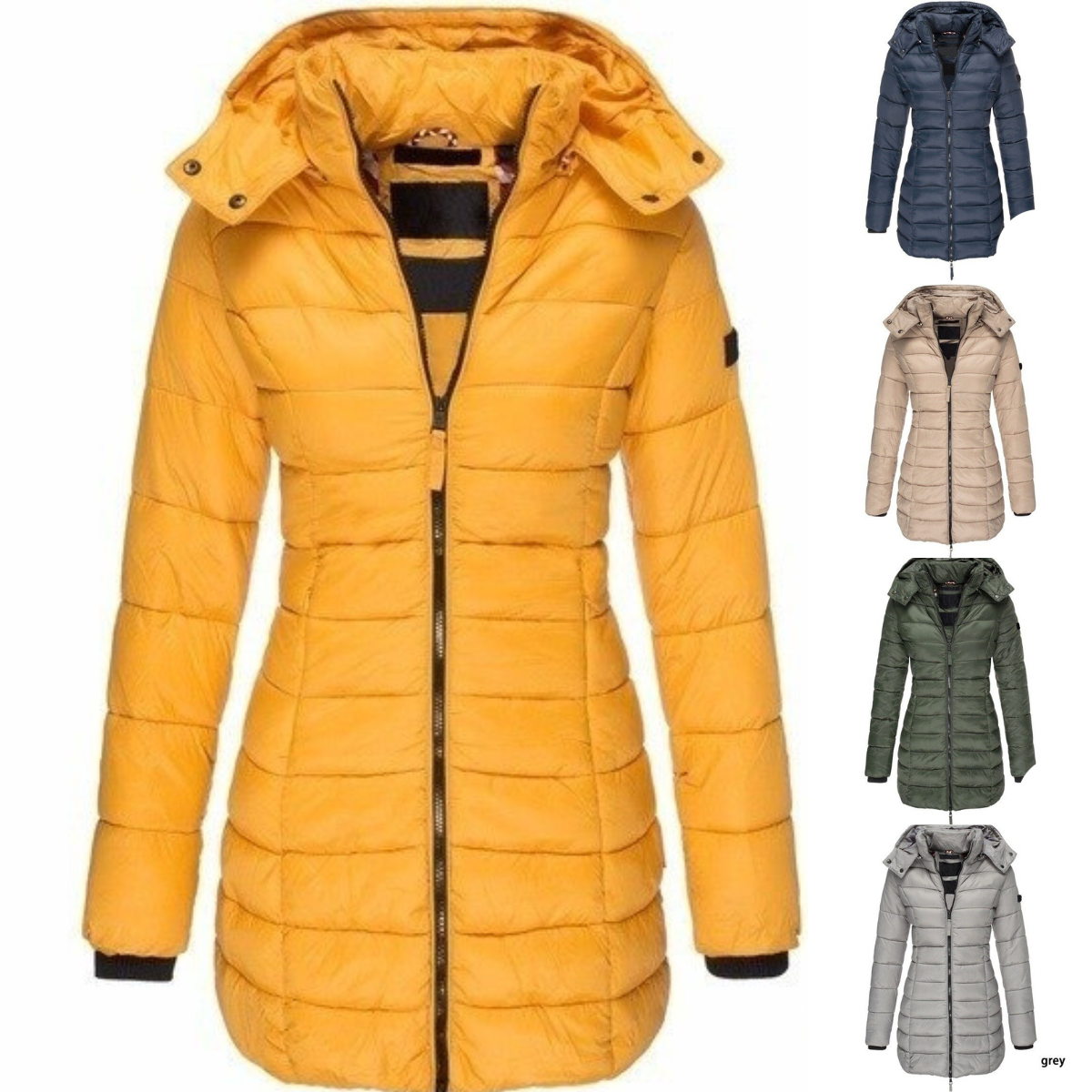 Clara - Halflange Getailleerde Jas voor Dames
