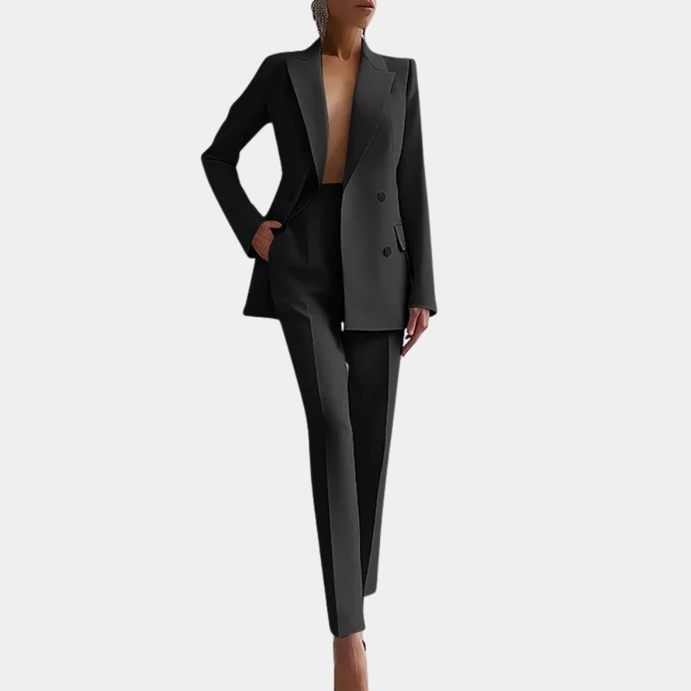 Zachte tweedelige loungewearset – comfortabele, stijlvolle damescombinatie