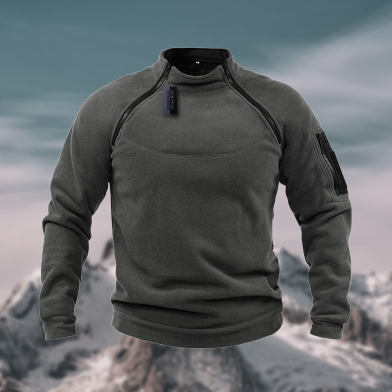 Victoria Mae | Fleece rits gebreide trui