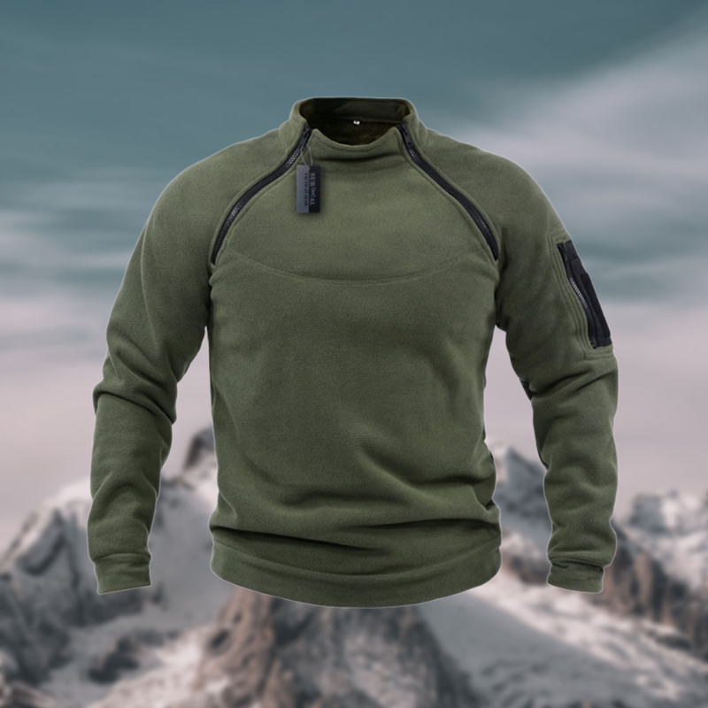 Victoria Mae | Fleece rits gebreide trui