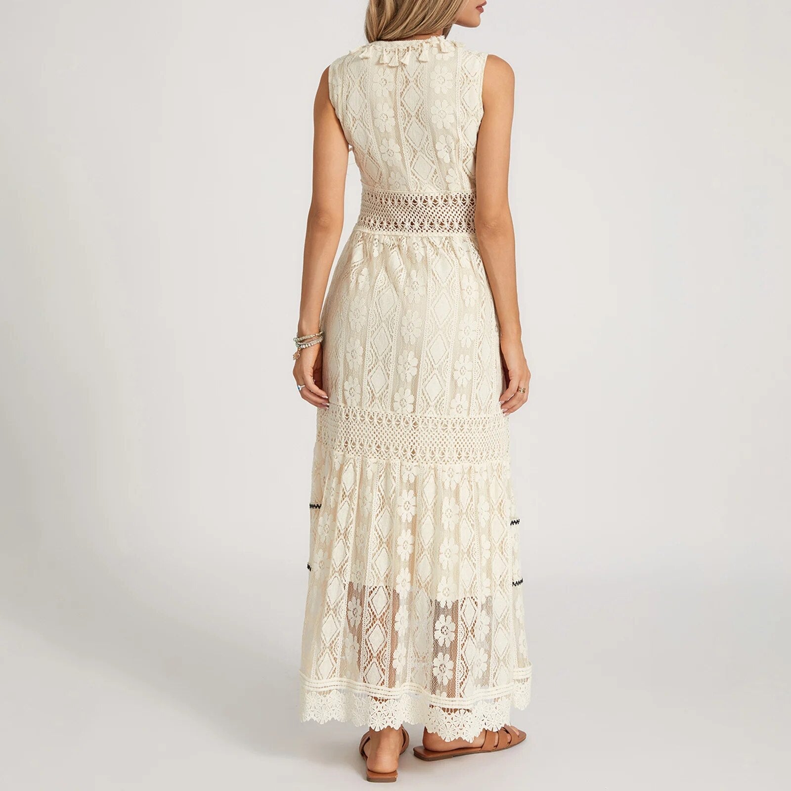 Kourtney - Luchtige en Stijlvolle Boho Jurk met Design