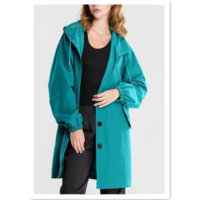 Marcella - Dames Regenjas Met Capuchon