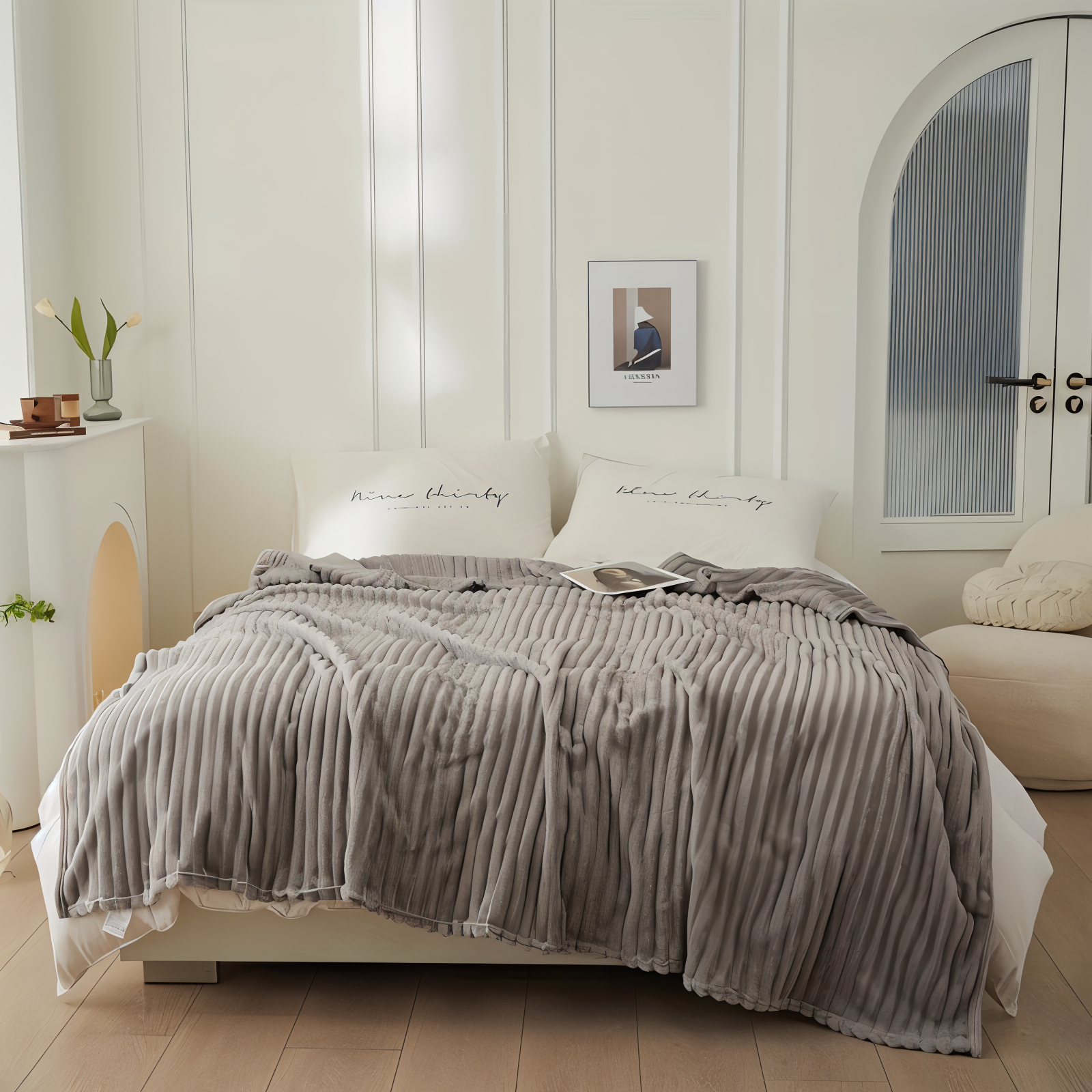 Gezellige | Ademend pluche fleecedeken 1