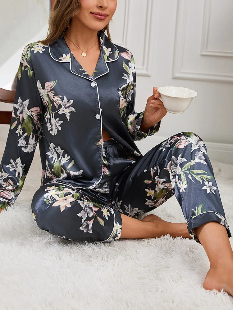 Homewear | Cartoonprint pyjama met korte mouwen 0
