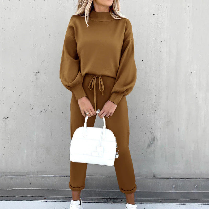Victoria - Tweedelig Huispak met Comfortabele Trui en Broek