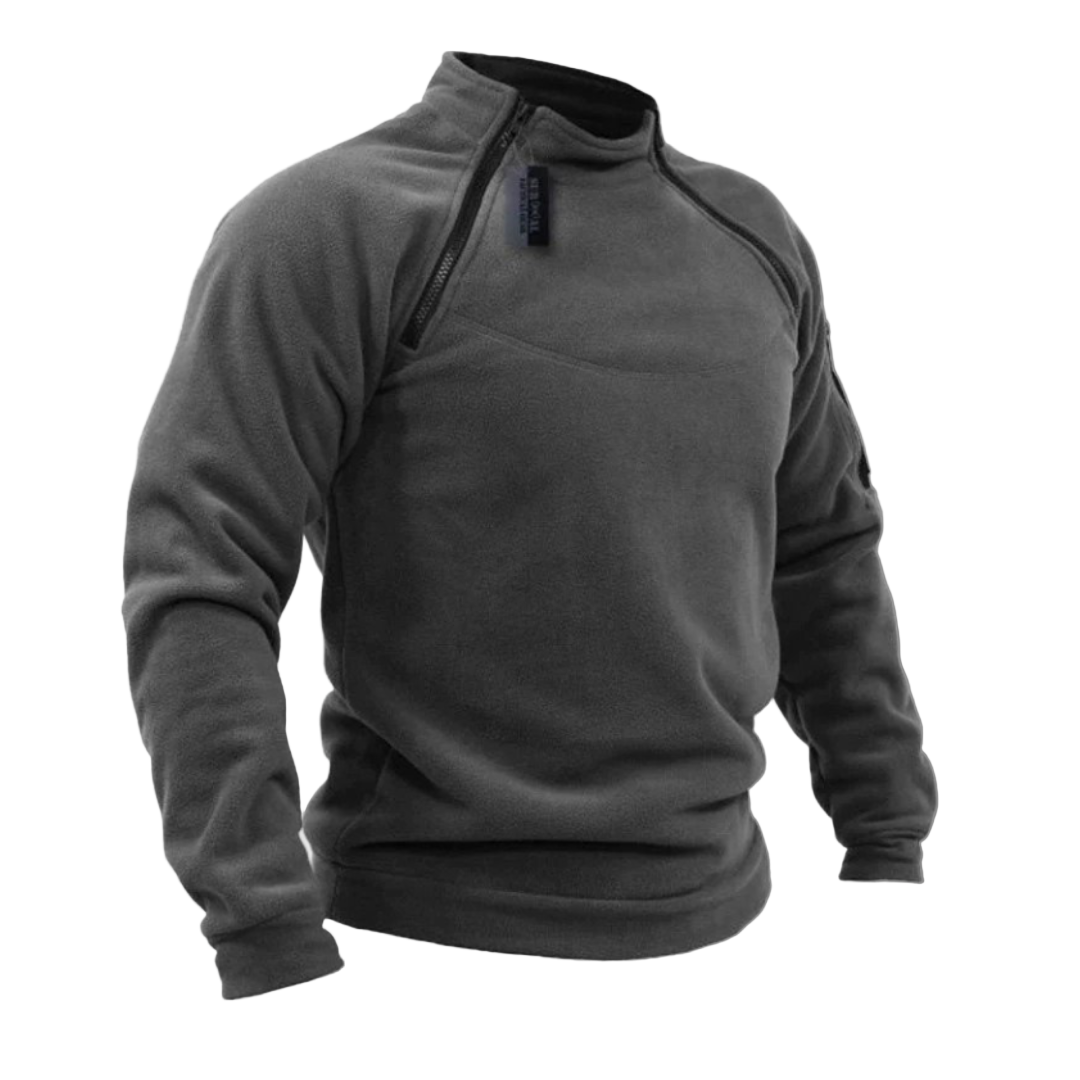 Victoria Mae | Fleece rits gebreide trui