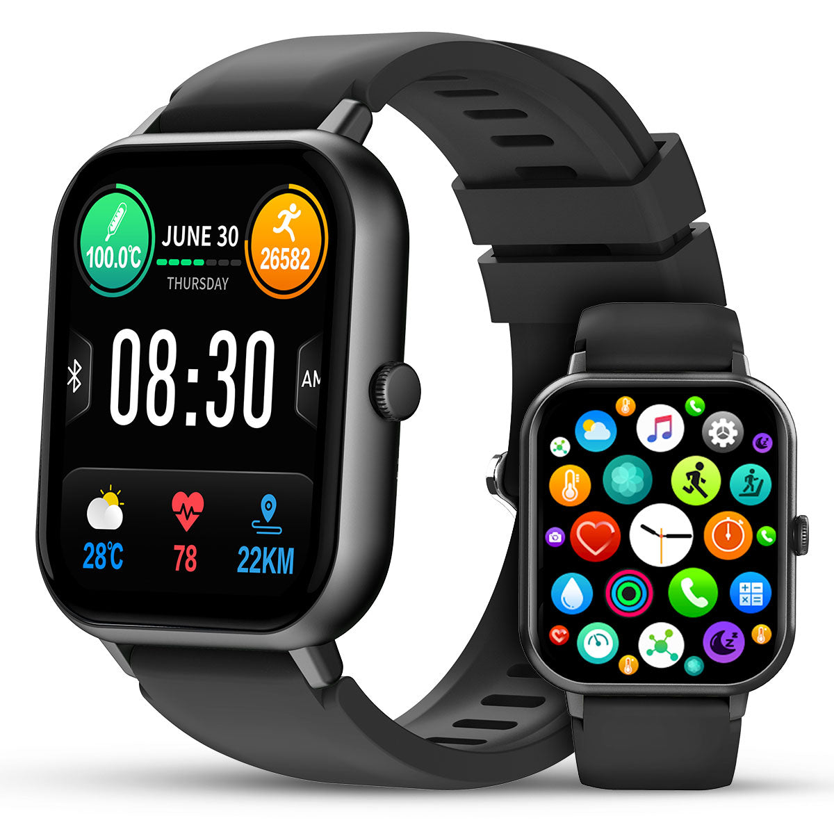 Kindersmartwatch Pro | GPS-tracking en gezondheidsmonitoring 0
