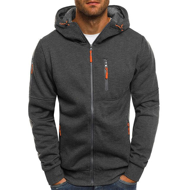 Roland - Sportieve Hoodie Trui met Rits voor Heren