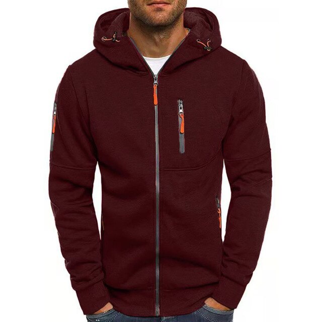 Roland - Sportieve Hoodie Trui met Rits voor Heren