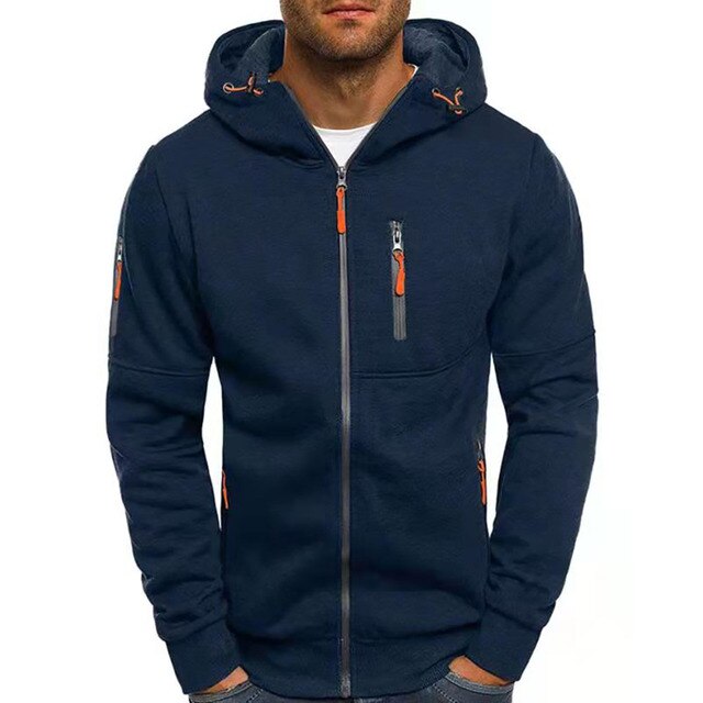 Roland - Sportieve Hoodie Trui met Rits voor Heren