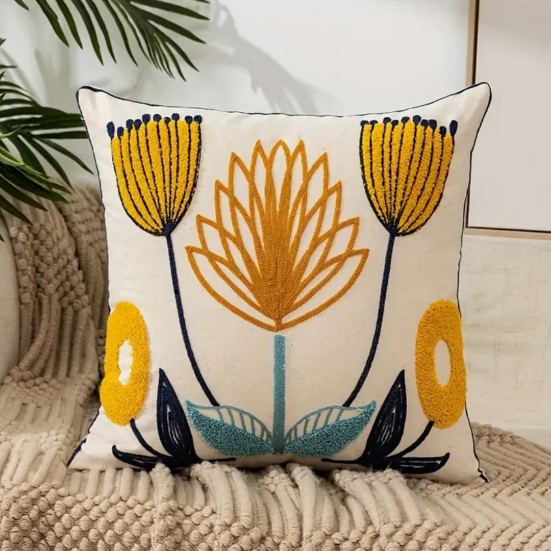 Loxi - Sierkussen met Bloemenprint 1