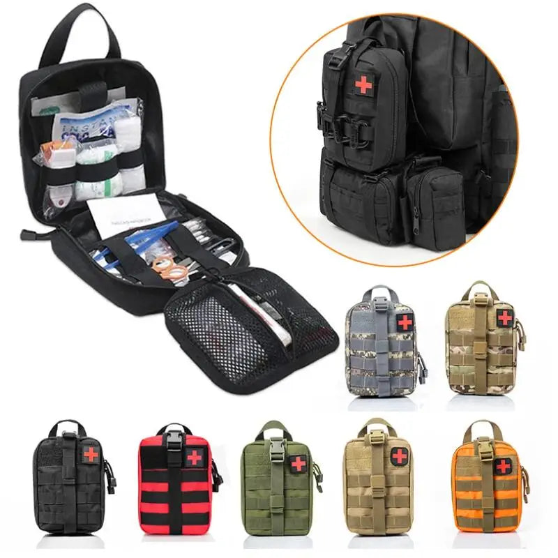 Molle | Tactische medische tas met elastische riemen 0