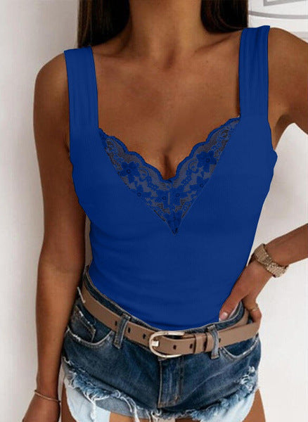Lara - Stijlvolle Mouwloze Tank Top met V-Hals voor Dames