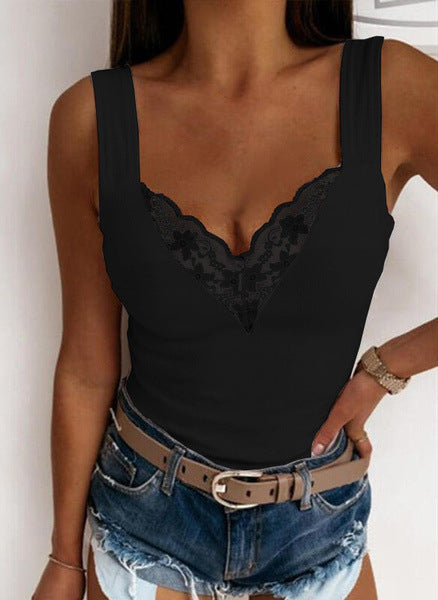 Lara - Stijlvolle Mouwloze Tank Top met V-Hals voor Dames