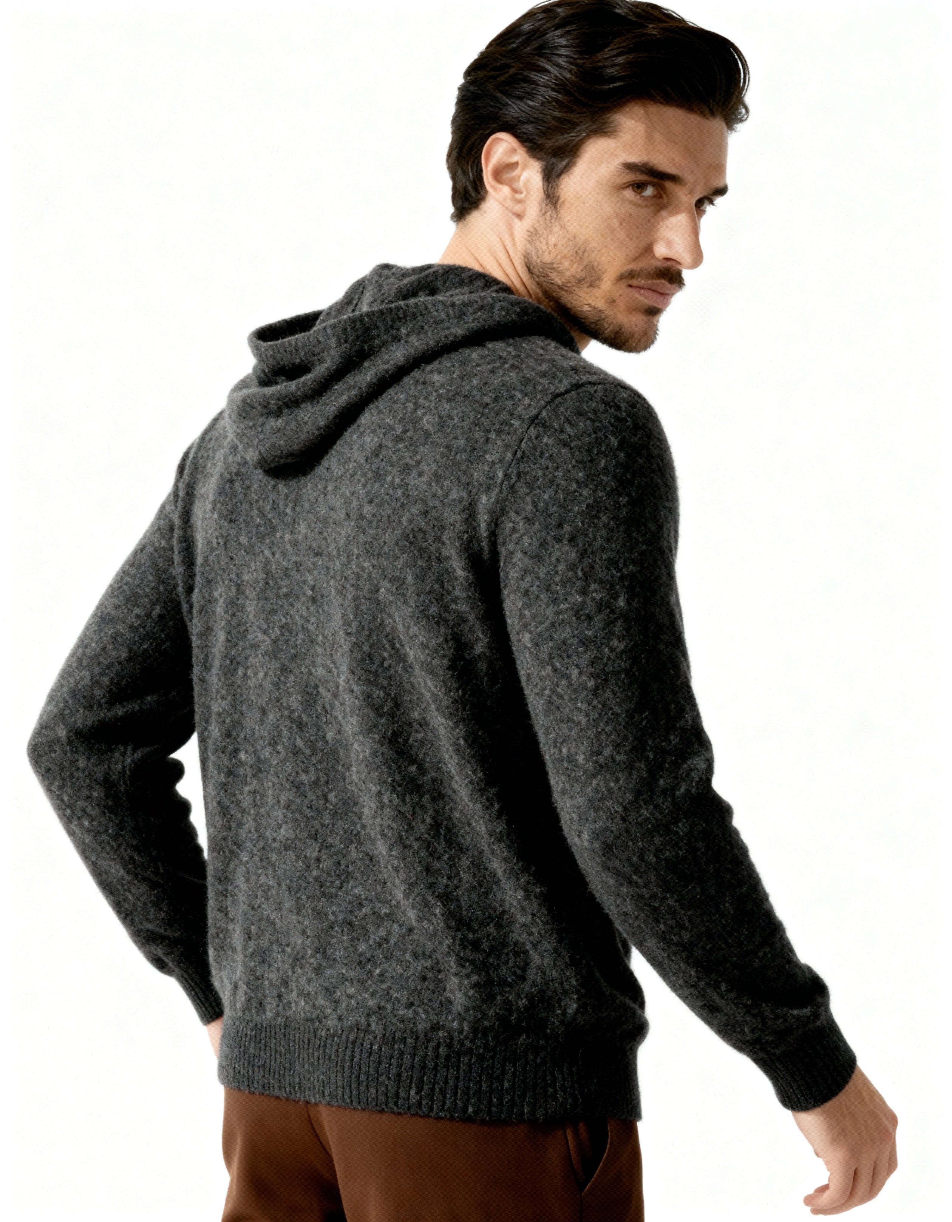Onbekend | Lichtgewicht gebreide hoodie 2