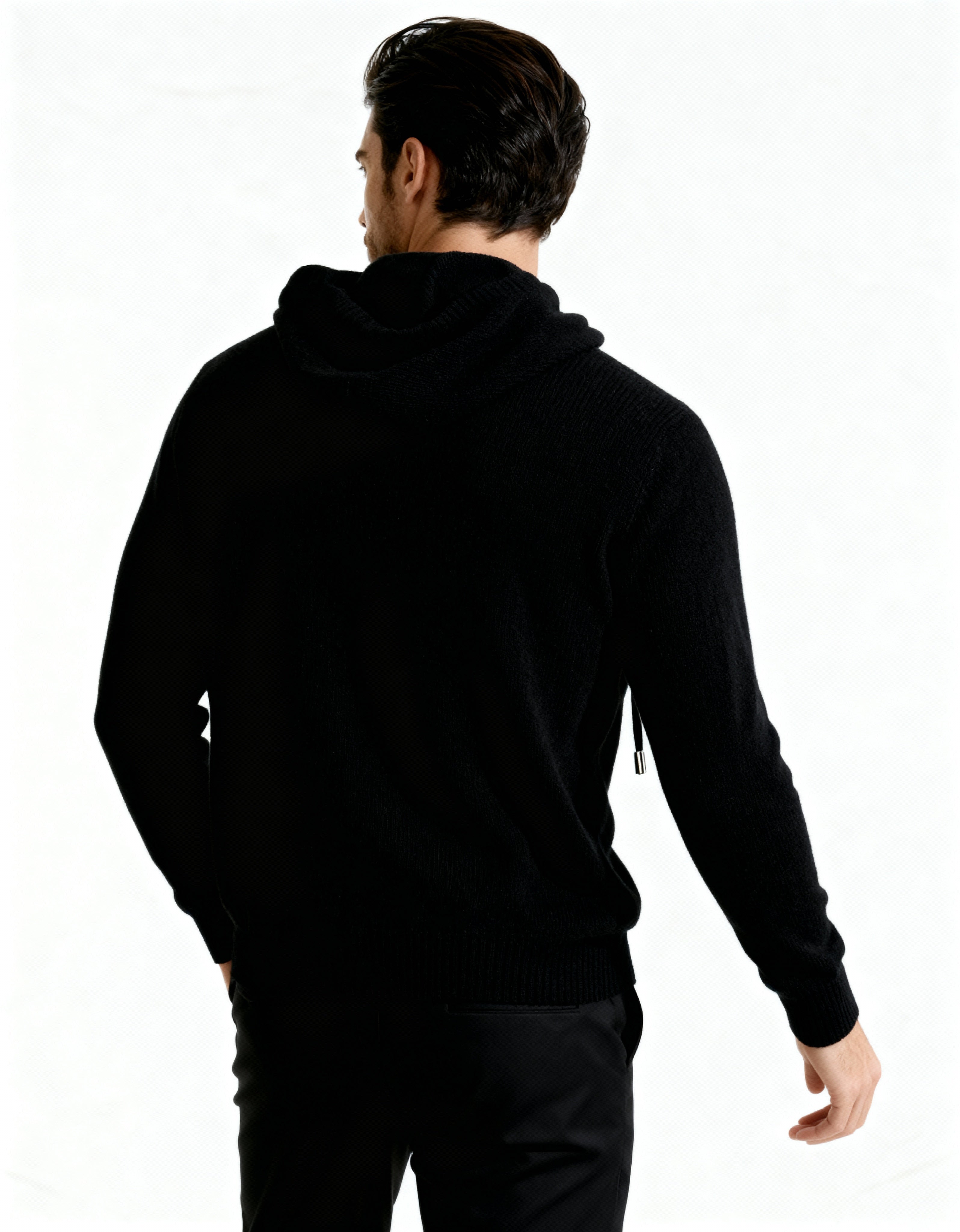 Onbekend | Lichtgewicht gebreide hoodie 5