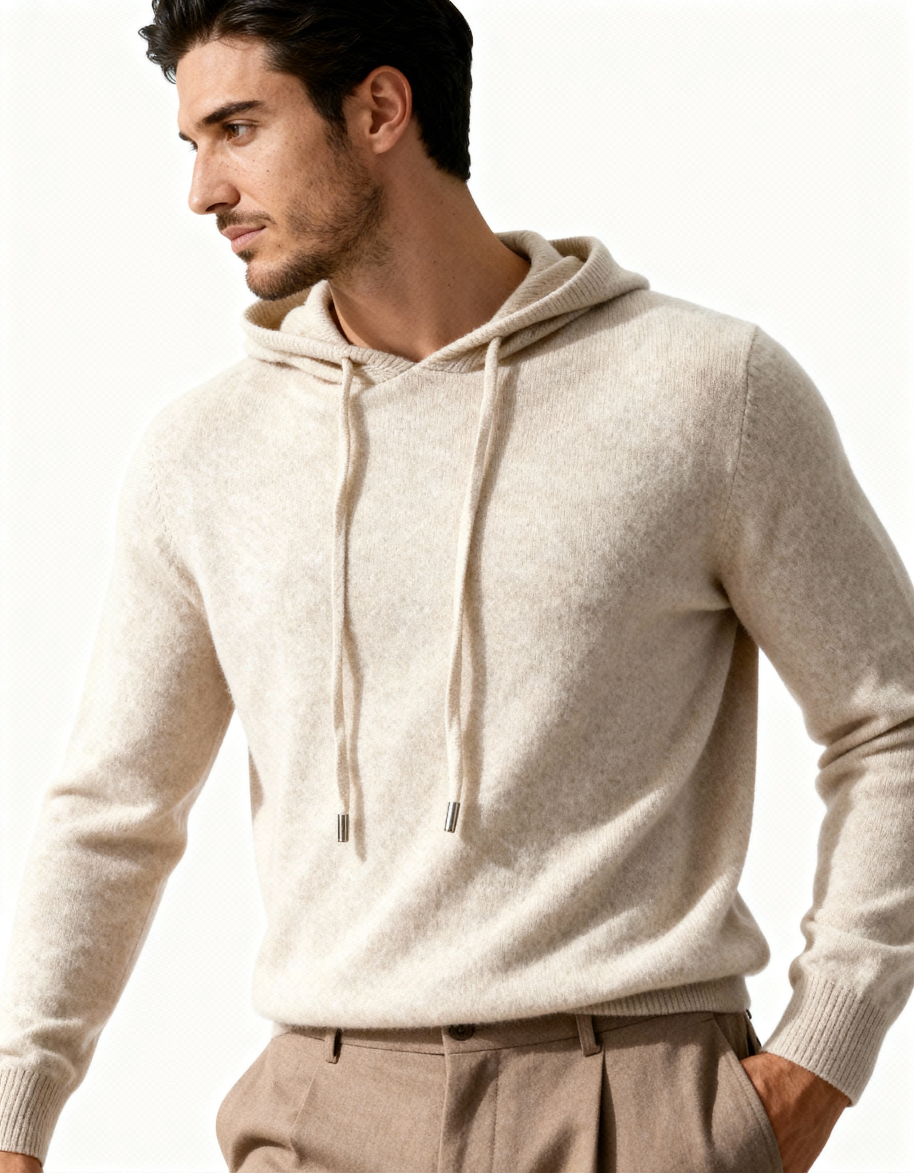 Onbekend | Lichtgewicht gebreide hoodie 6