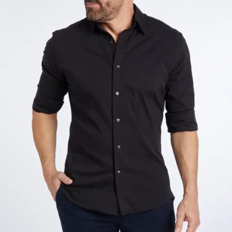 Mitchel - Kreukvrije Blouse Met Rits