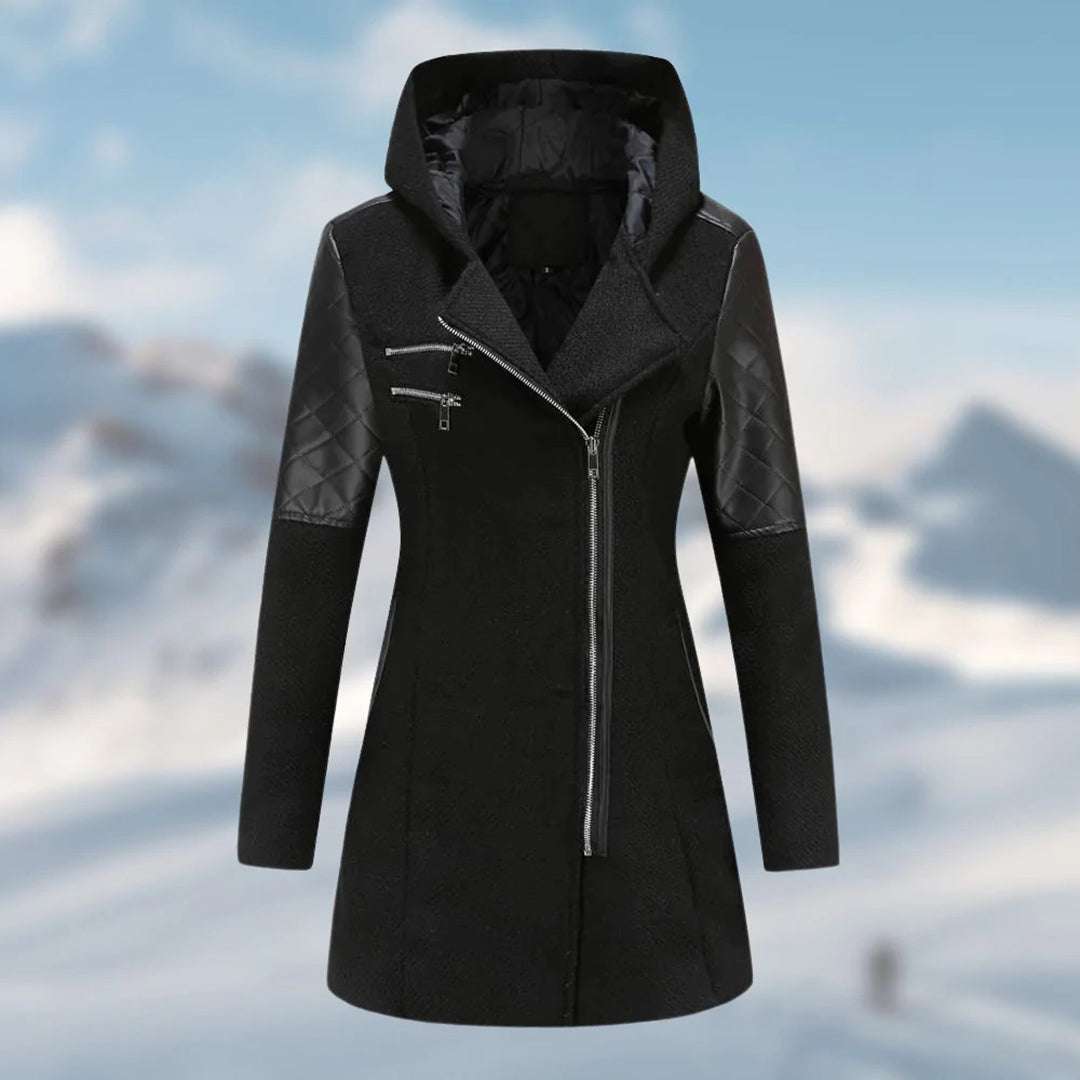 Liza - Stijlvolle Winterjas met Capuchon Dames