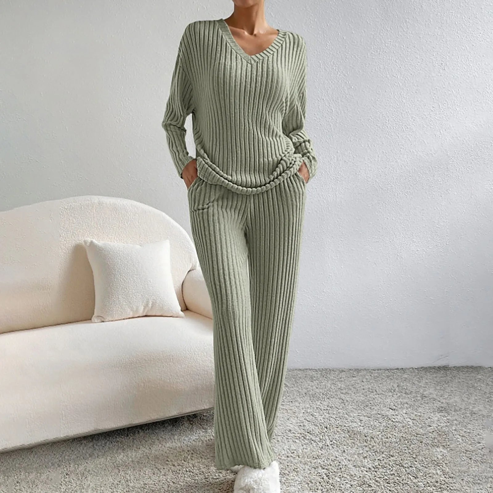 Tweedelige set. Huispak. Dames. Pyjama. Victoria Mae