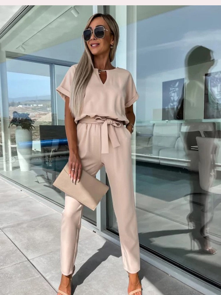 Sophie Jumpsuit - Wijde-Pijpen Zomer Jumpsuit