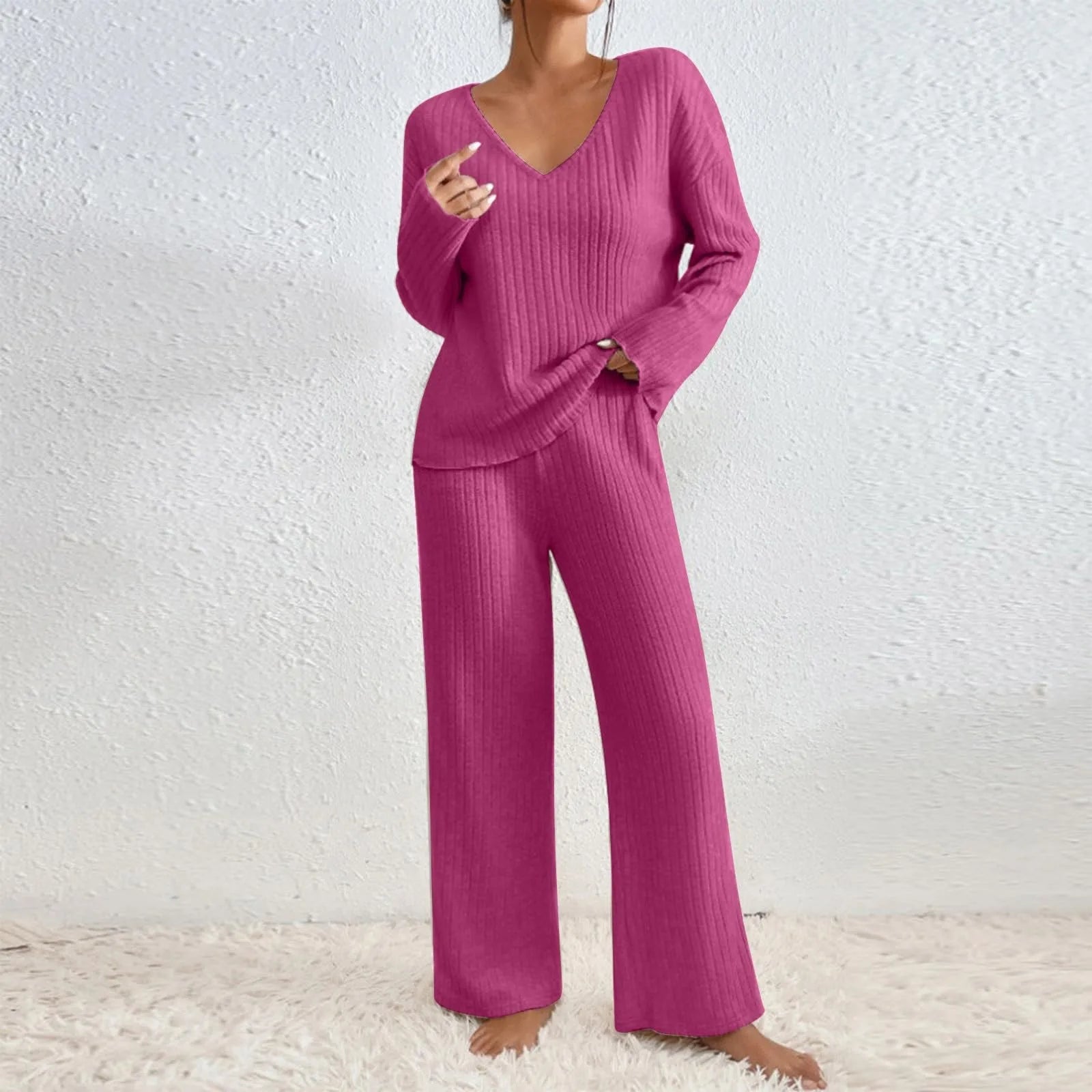 Tweedelige set. Huispak. Dames. Pyjama. Victoria Mae