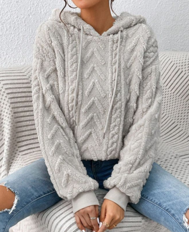 Ilya - Gebreide hoodie sweater
