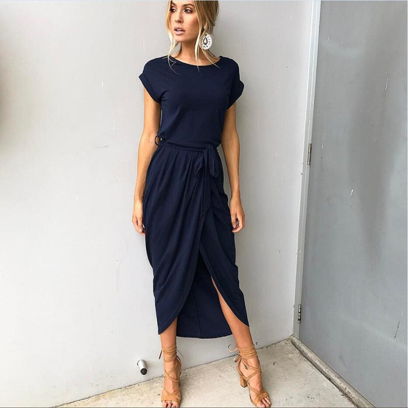 Penelope - Maxi Jurk met Split