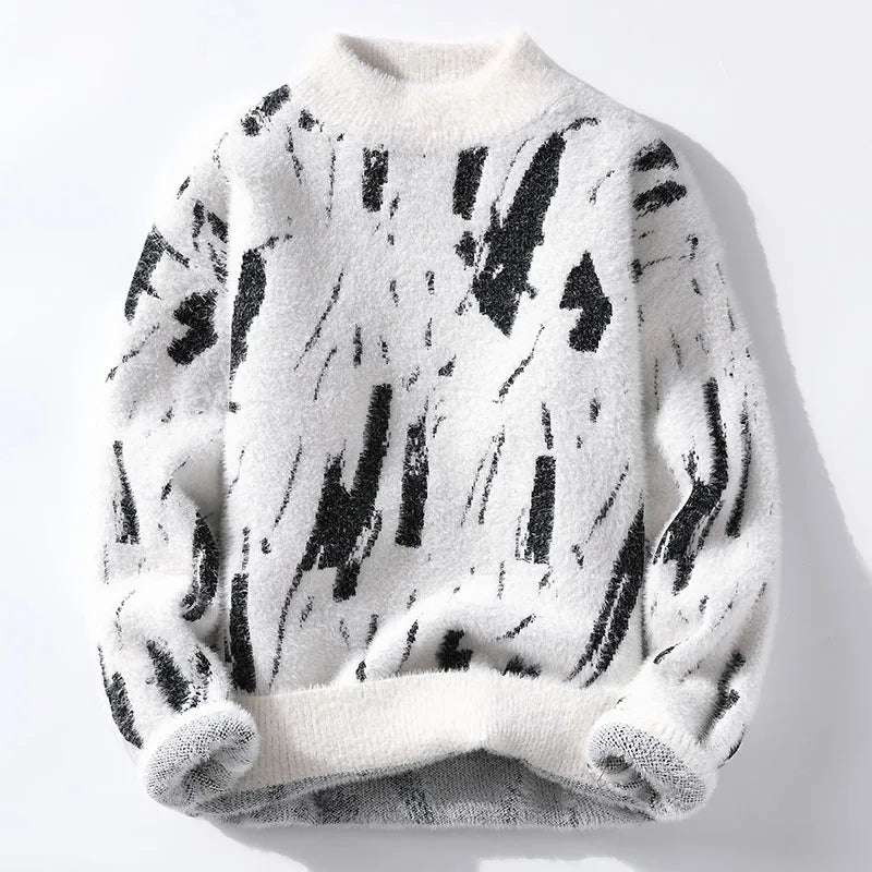 Sandro - Warme Sweater met Uniek patroon