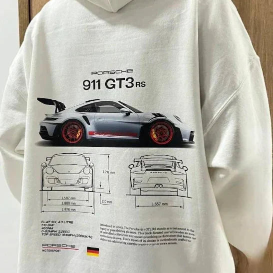 Unisex | Grafische print racing hoodie 1