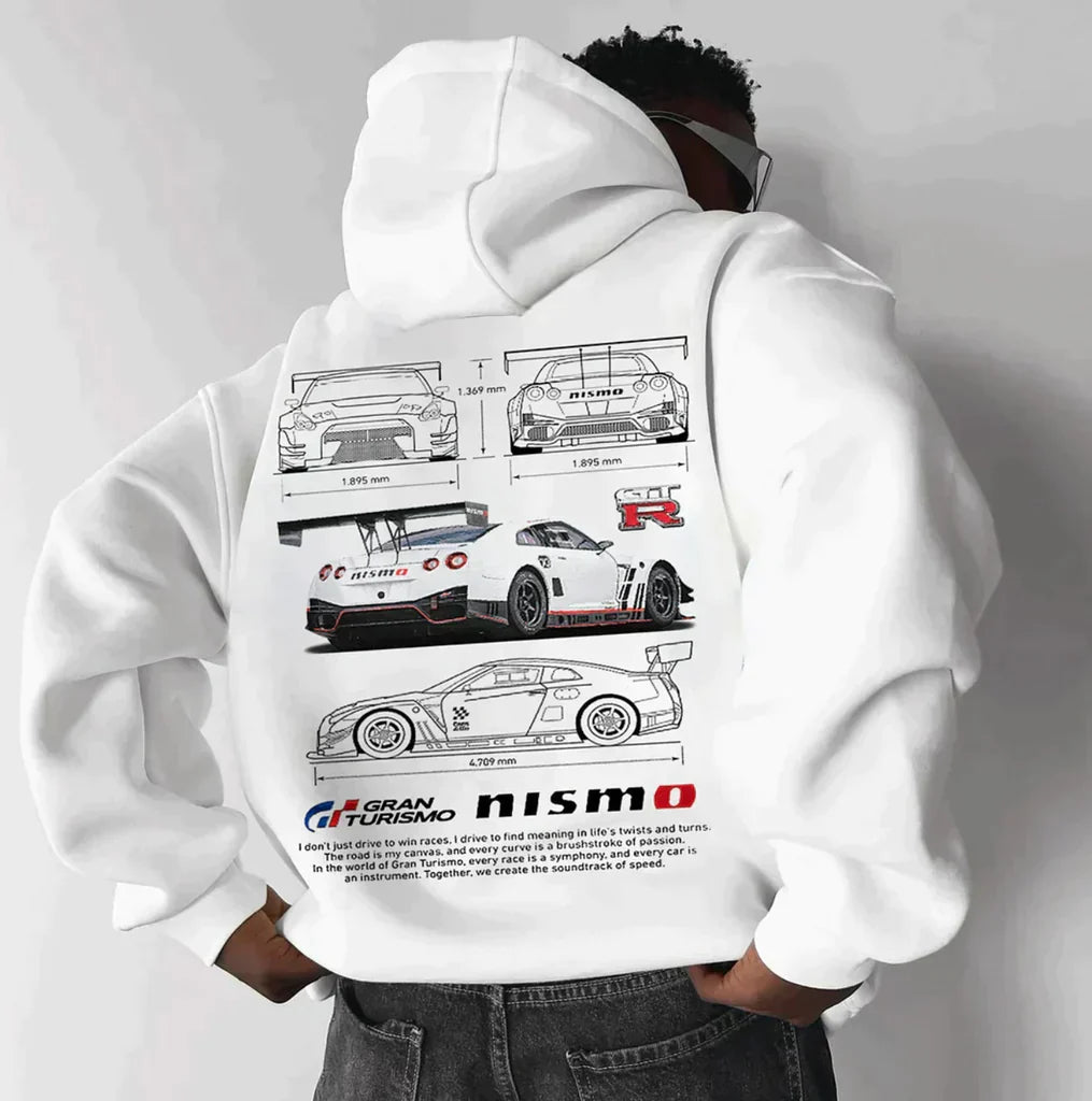 Unisex | Grafische print racing hoodie 5