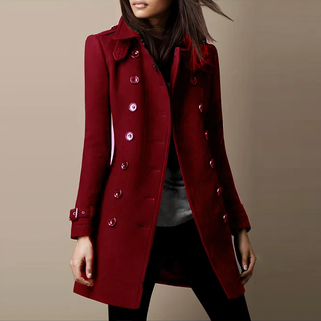 Lavina - Modieuze Trenchcoat Damesjas