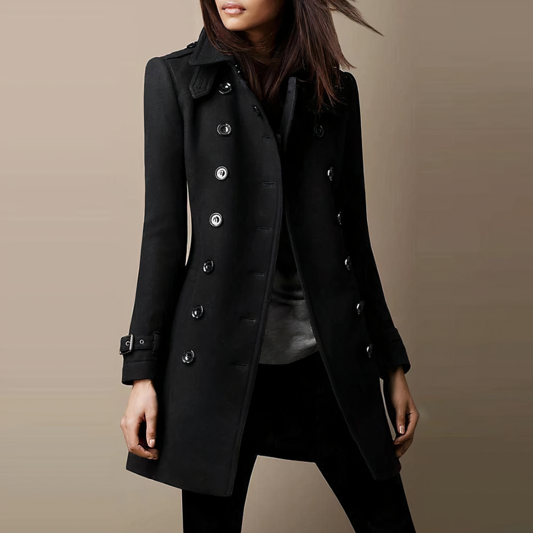 Lavina - Modieuze Trenchcoat Damesjas