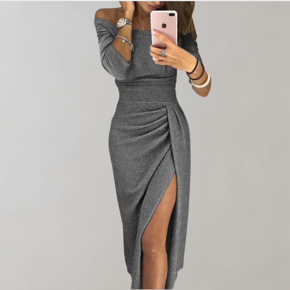 Jaleesa - Elegante Jurk met Glitters voor Feestjes
