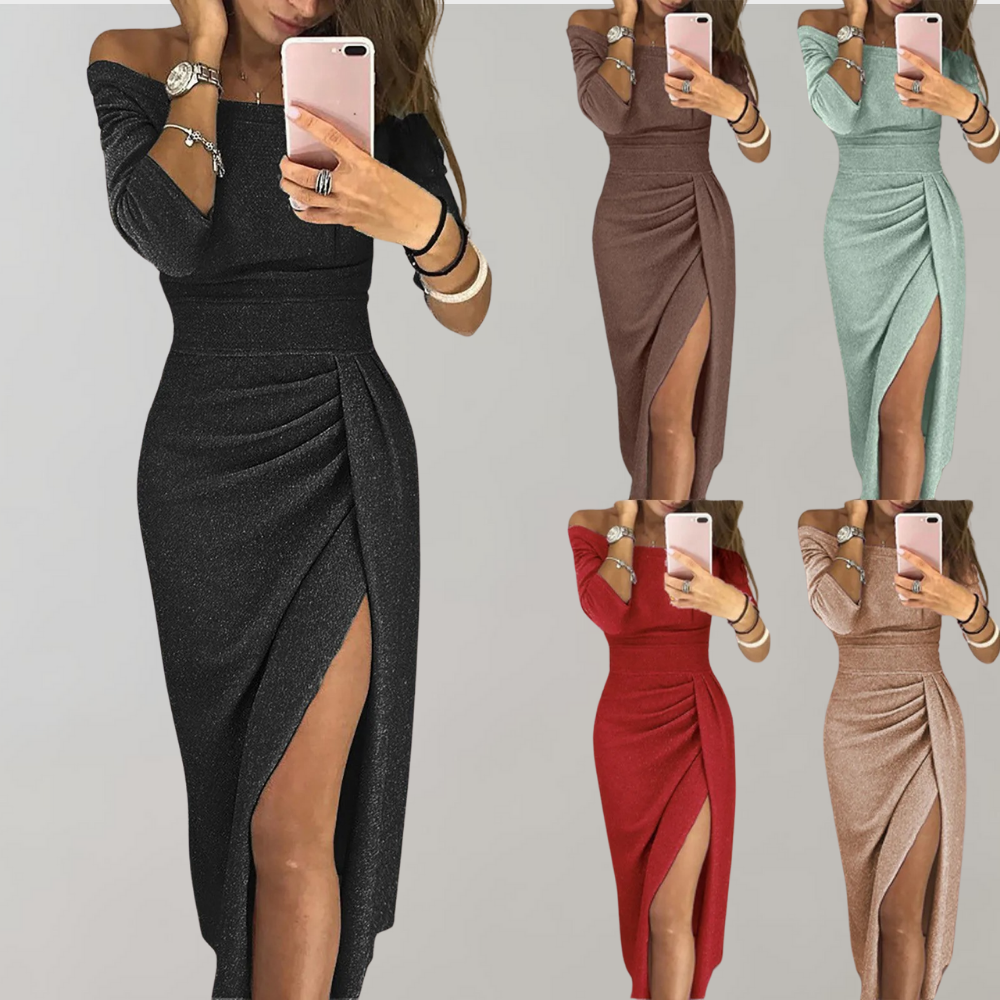Jaleesa - Elegante Jurk met Glitters voor Feestjes