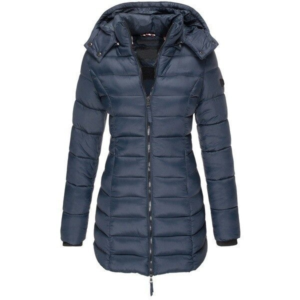 Clara - Halflange Getailleerde Jas voor Dames