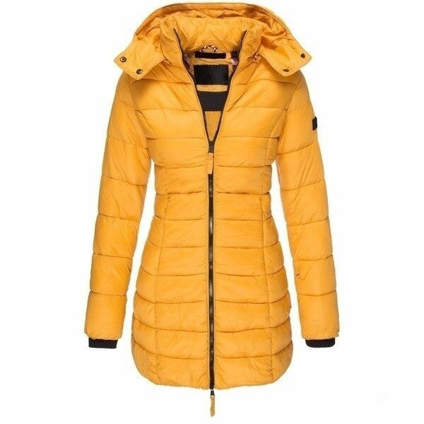 Clara - Halflange Getailleerde Jas voor Dames