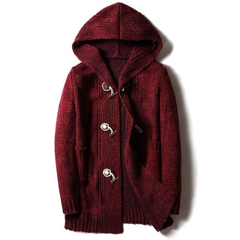 West Louis | Comfortabele gebreide cardigan met capuchon 2