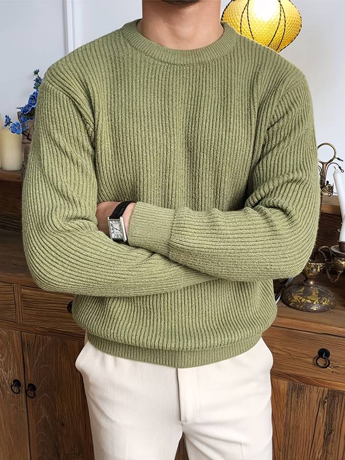 Victor - Gebreide Warme Trui voor Mannen – Tijdloze Stijl en Comfort