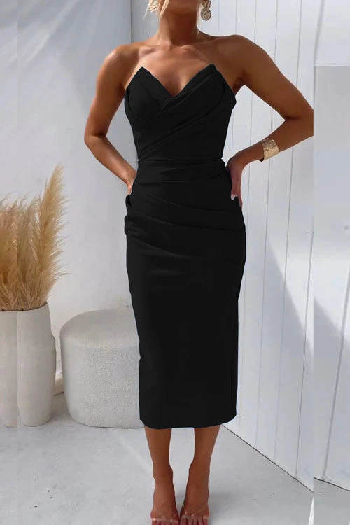 Victoria - Strapless Elegante Jurk voor Dames