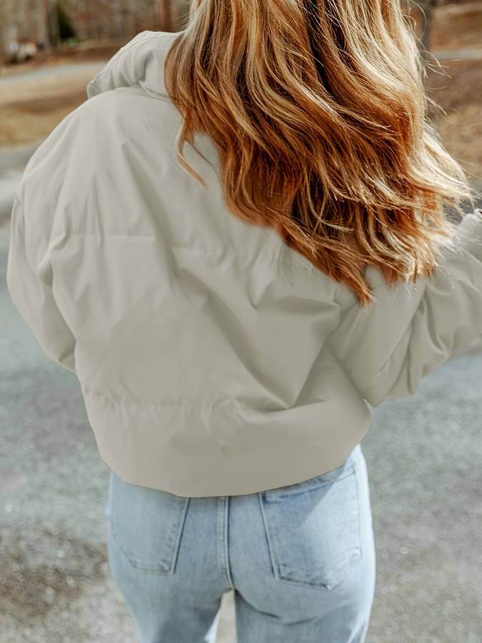 Sophie - Stijlvolle Warme Jas met Rits voor Dames