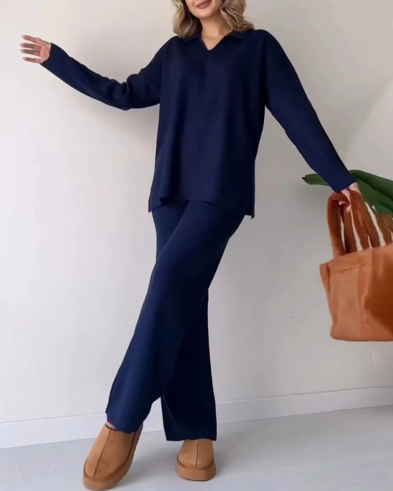 Yolanthe - Tweedelige Stijlvolle Set Broek met Top