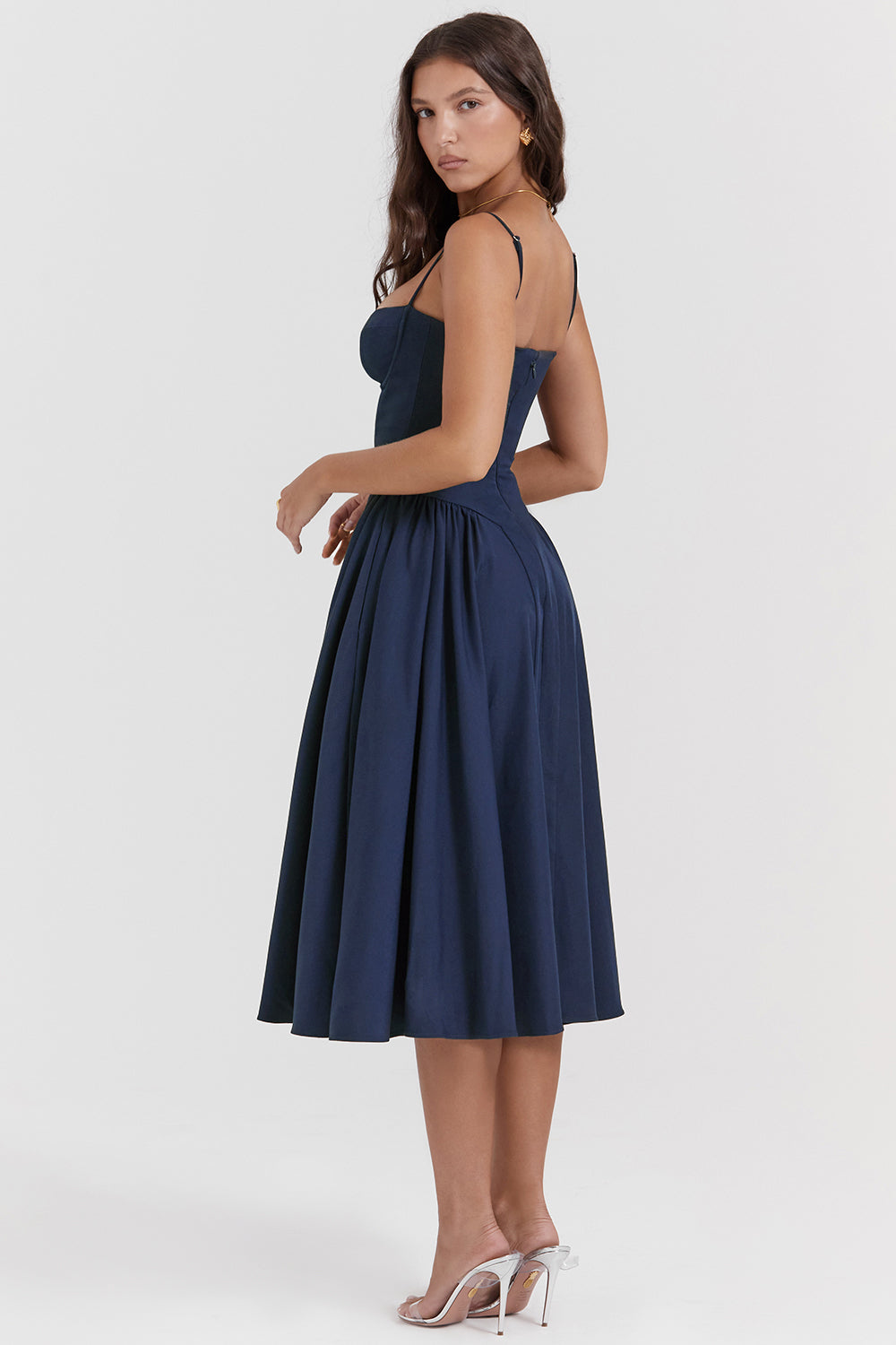 Soraya Dress - Elegante Corset Midi Jurk